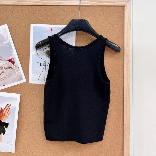 CELINE 26S SEQUIN KNIT TANK TOP 142