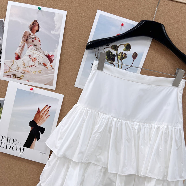 VALENTINO 26S TIERED MINI SKIRT 225