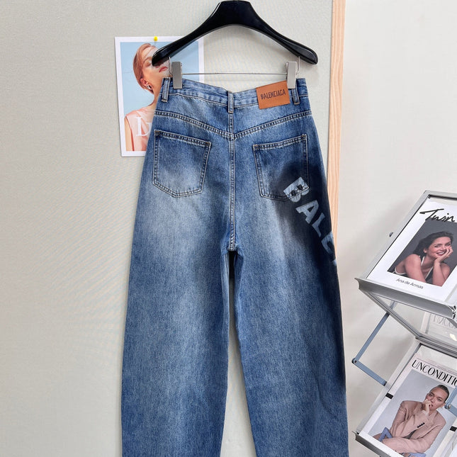 BALENCIAGA 26S WIDE LEG JEANS 007