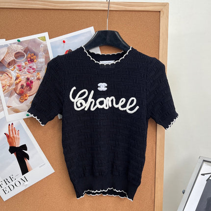 CHANEL 26S SHORT-SLEEVE KNIT TOP STYLE 1147