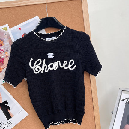 CHANEL 26S SHORT-SLEEVE KNIT TOP STYLE 1147