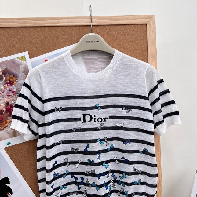 DIOR 26S SHORT-SLEEVED SWEATER 1269