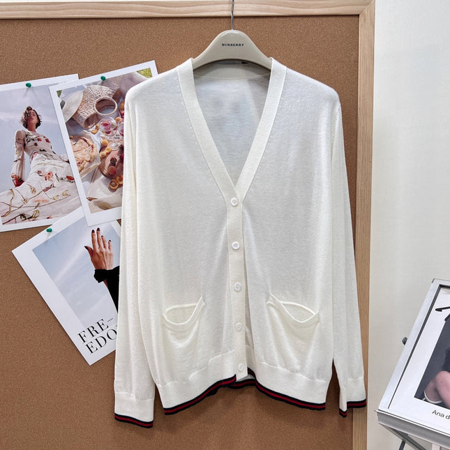GUCCI 26S V-NECK KNIT CARDIGAN 326