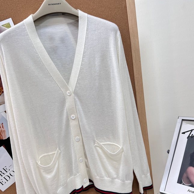 GUCCI 26S V-NECK KNIT CARDIGAN 326