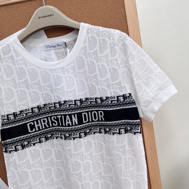DIOR 26S SHORT-SLEEVED SWEATER 1245