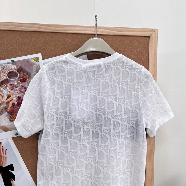 DIOR 26S SHORT-SLEEVED SWEATER 1245