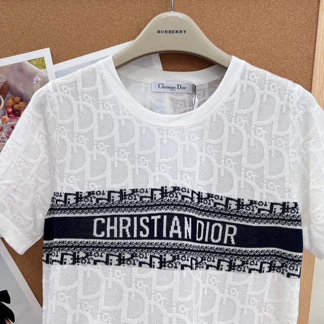 DIOR 26S SHORT-SLEEVED SWEATER 1245