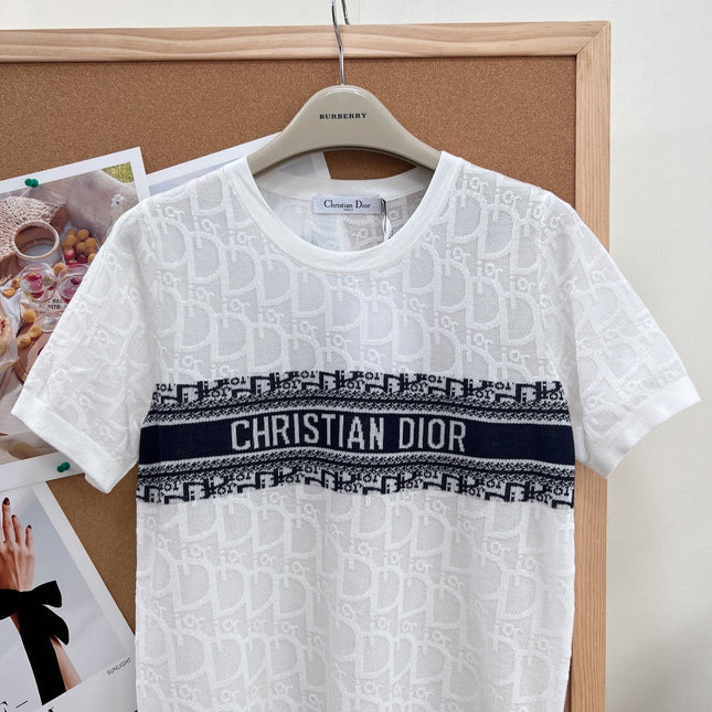 DIOR 26S SHORT-SLEEVED SWEATER 1245