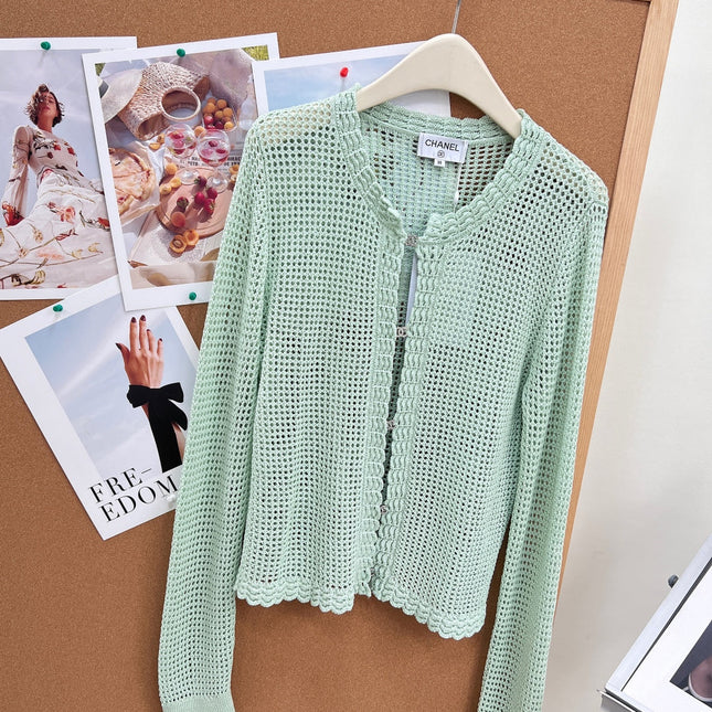 CHANEL 26S OPEN KNIT CARDIGAN STYLE 1242