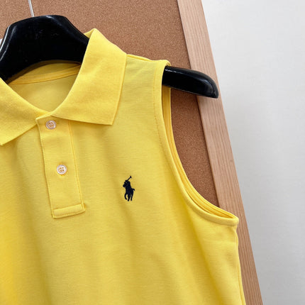 RALPH LAUREN 26S SLEEVELESS POLO TOP 445