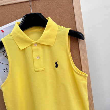 RALPH LAUREN 26S SLEEVELESS POLO TOP 445