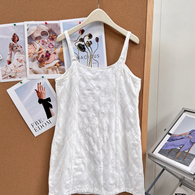 CHANEL 26S DENIM CAMI DRESS 1411