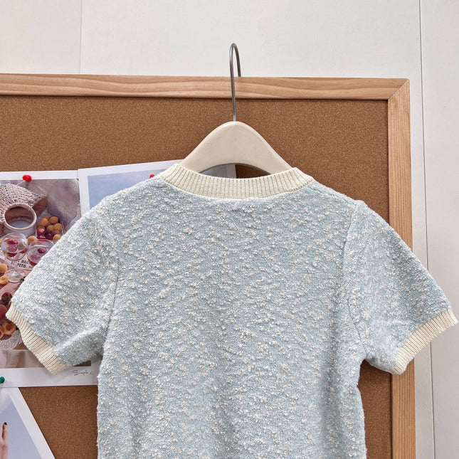 CHANEL 26S SHORT-SLEEVE KNIT POLO 1310