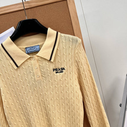 PRADA 26S POLO SWEATER 1264