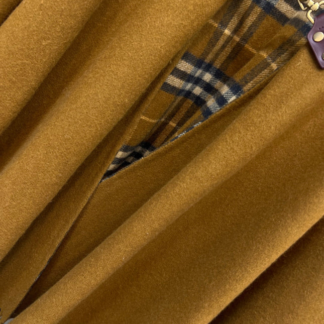 BURBERRY 25S FRINGED WOOL SHAWL 4866
