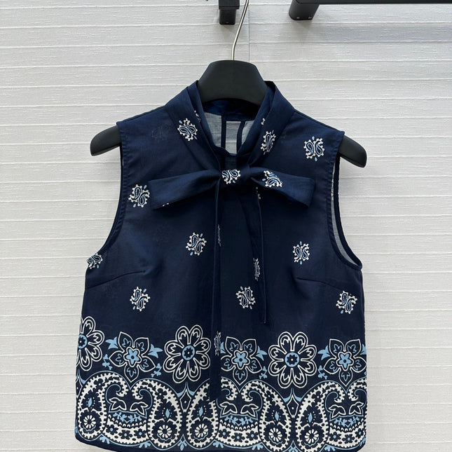 MIUMIU SLEEVELESS TOP AND SKIRT SET 264444