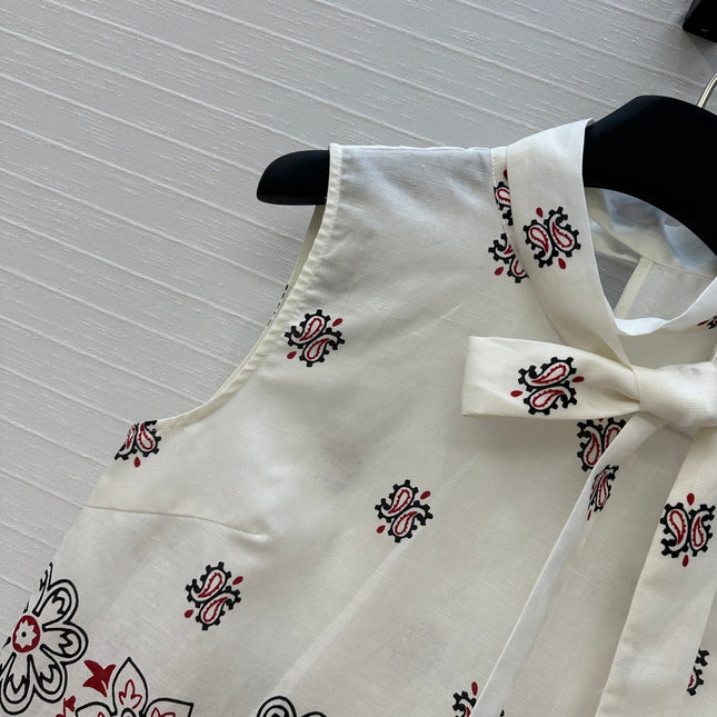 MIUMIU SLEEVELESS TOP AND SKIRT SET 264447