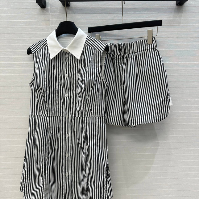 MAX MARA SHIRT AND SHORTS SET 268210