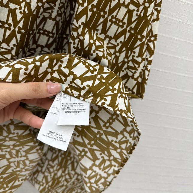 MAX MARA SHORT SLEEVE DRESS 268253