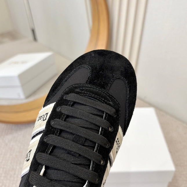 DIOR 26S SNEAKERS IN BLACK SUEDE