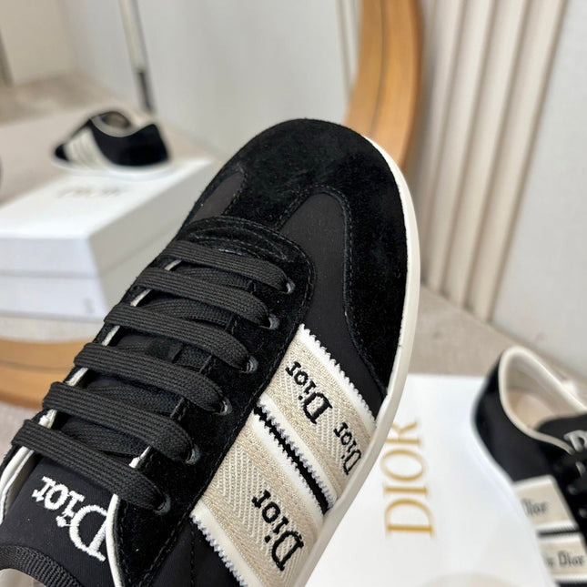 DIOR 26S SNEAKERS IN BLACK SUEDE