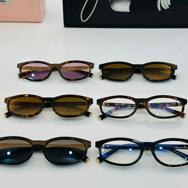 MIU SUNGLASSES IN RECTANGULAR ACETATE 646116