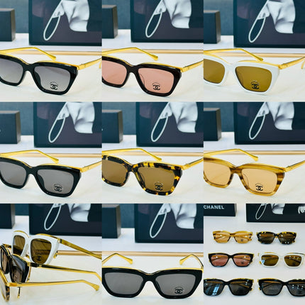 CHANEL 26S BLACK SQUARE FRAME IN ACETATE 408106