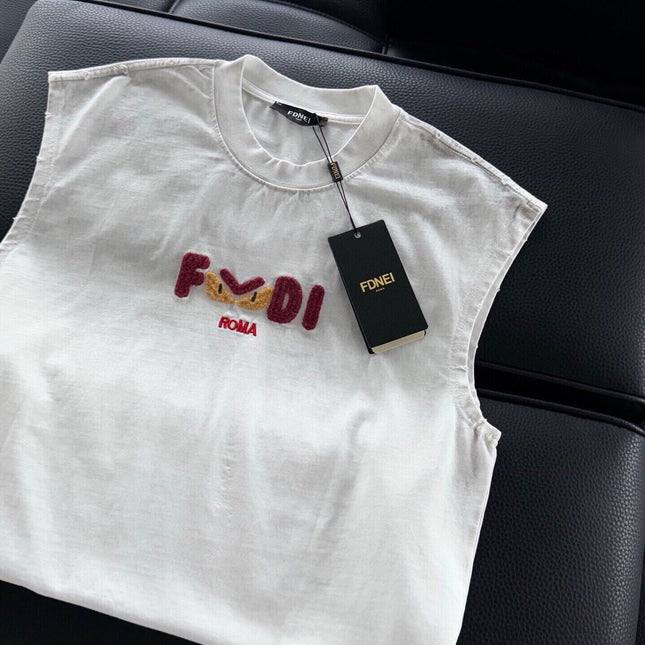 FENDI 26S SLEEVELESS T-SHIRT 157