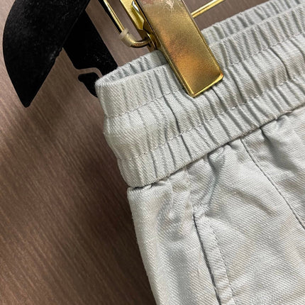 HERMES 26S DRAWSTRING ELASTIC-WAIST PANTS 721