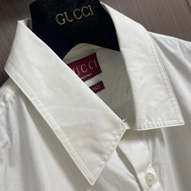 GUCCI 26S LONG-SLEEVE OVERSHIRT 400