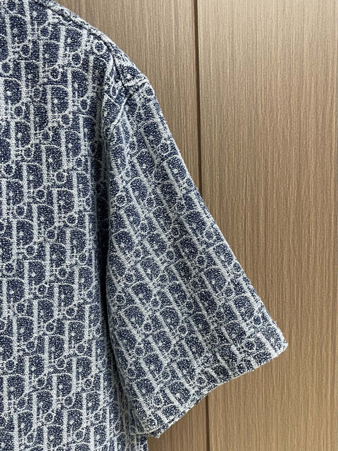 DIOR 26S JACQUARD DENIM SHIRT 1297