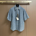 DIOR 26S JACQUARD DENIM SHIRT 1297
