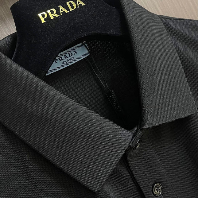 PRADA 26S SHORT-SLEEVE POLO SHIRT STYLE 932