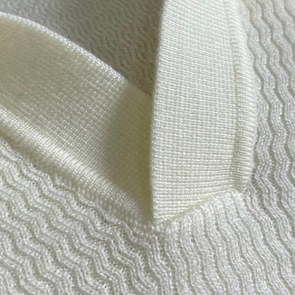LORO PIANA 26S LONG-SLEEVE KNIT POLO SWEATER 909