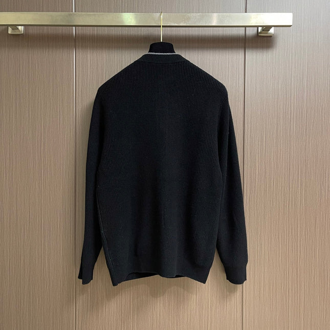 LORO PIANA 26S CREW-NECK KNIT CARDIGAN 907