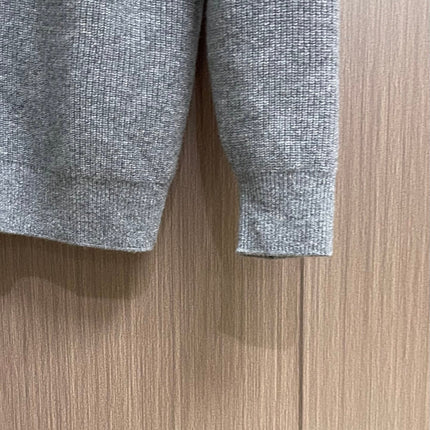LORO PIANA 26S CREW-NECK KNIT CARDIGAN 906