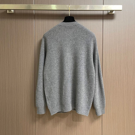 LORO PIANA 26S CREW-NECK KNIT CARDIGAN 906