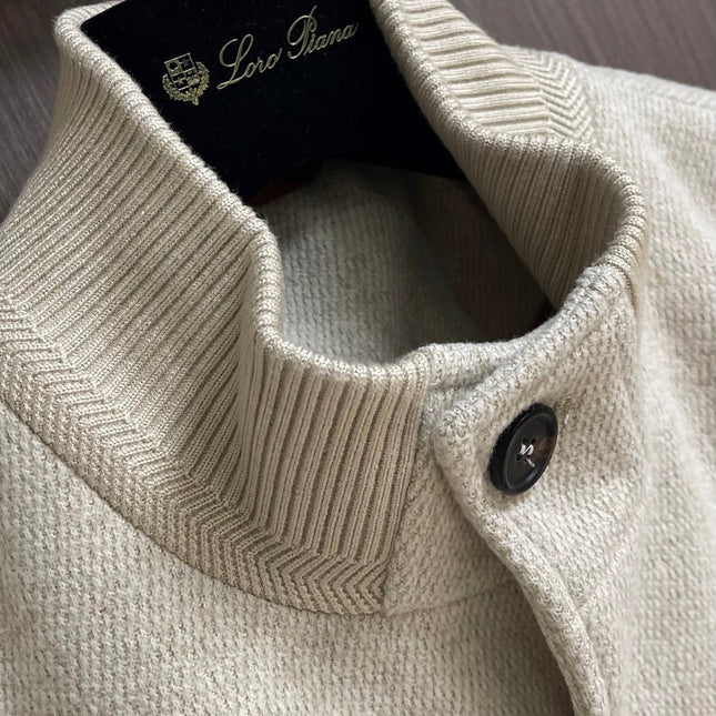 LORO PIANA 26S STAND-COLLAR JACKET 887
