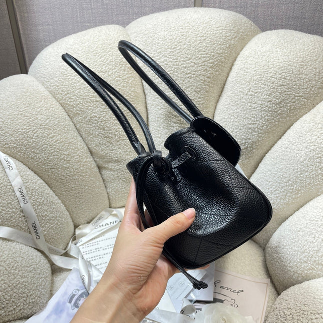 CHANEL 26S BAGUETTE BAG 31 IN BLACK CAVIAR CALFSKIN