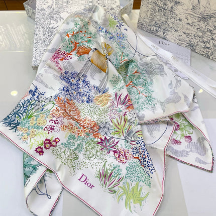 DIOR 26S SCARF 90CM IN SILK 318394