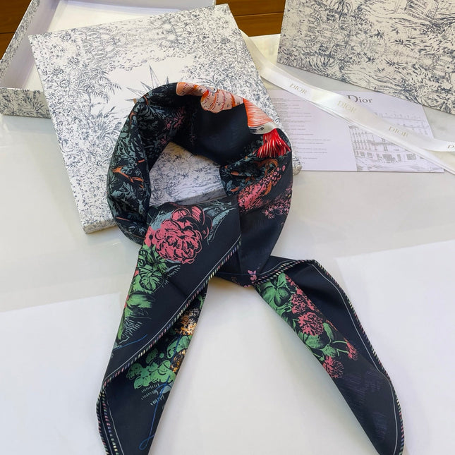 DIOR 26S SCARF 90CM IN SILK 318395