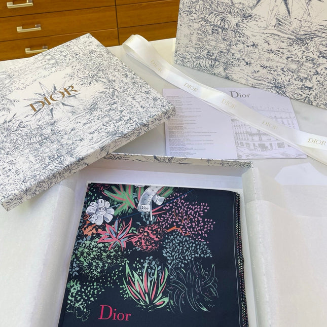 DIOR 26S SCARF 90CM IN SILK 318395