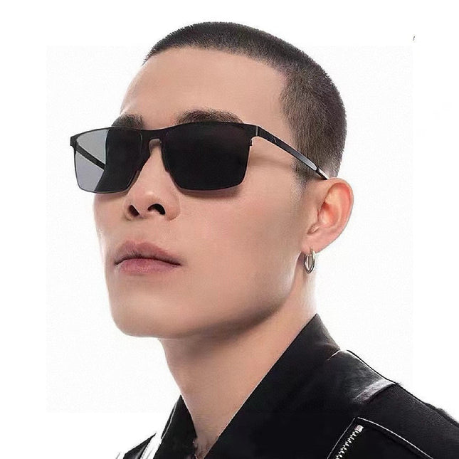 RECTANGULAR FRAME SUNGLASSES G2805 IN METAL