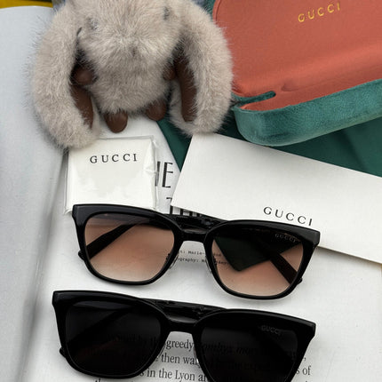 FOLDABLE SQUARE FRAME SUNGLASSES G4319 IN ACETATE
