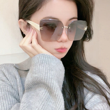 CHANEL 26S RIMLESS SQUARE FRAME IN ACETATE 411852