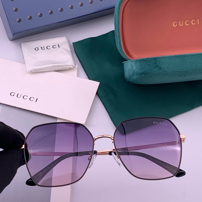 GUCCI 26S SQUARE FRAME IN METAL 422498