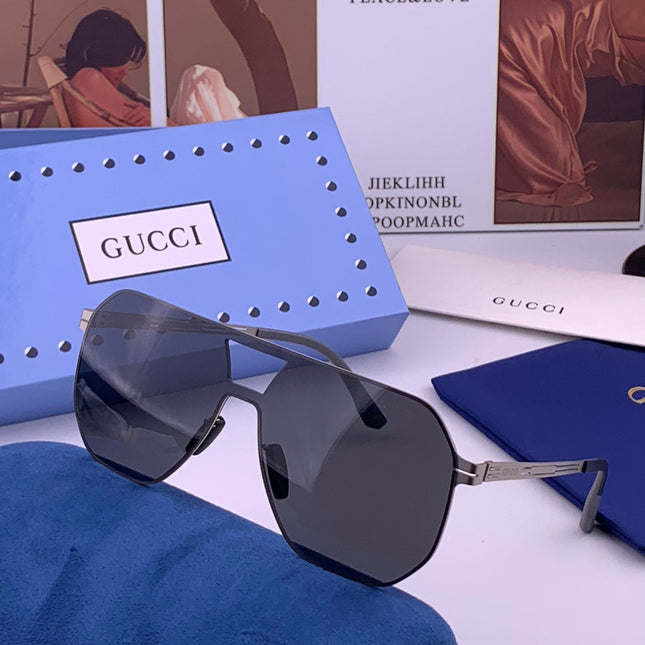 GUCCI 26S AVIATOR FRAME IN METAL 426432