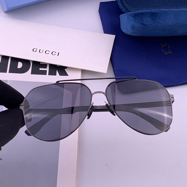 GUCCI 26S AVIATOR FRAME IN METAL 426429