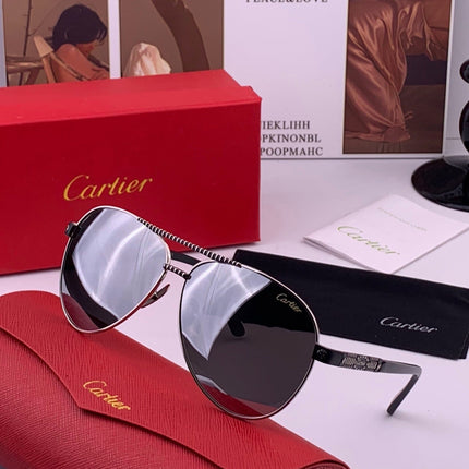 CARTIER 26S AVIATOR FRAME IN METAL 432760