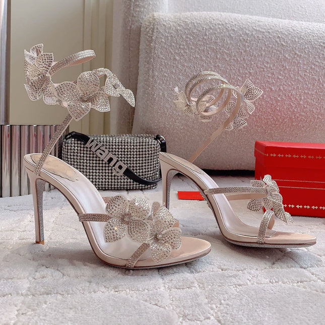 FLORIANE NUDE PINK SANDAL 95 MM
